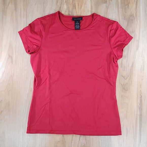 💜Vintage The Limited Stretch Wine Red Top Medium - Picture 1 of 8